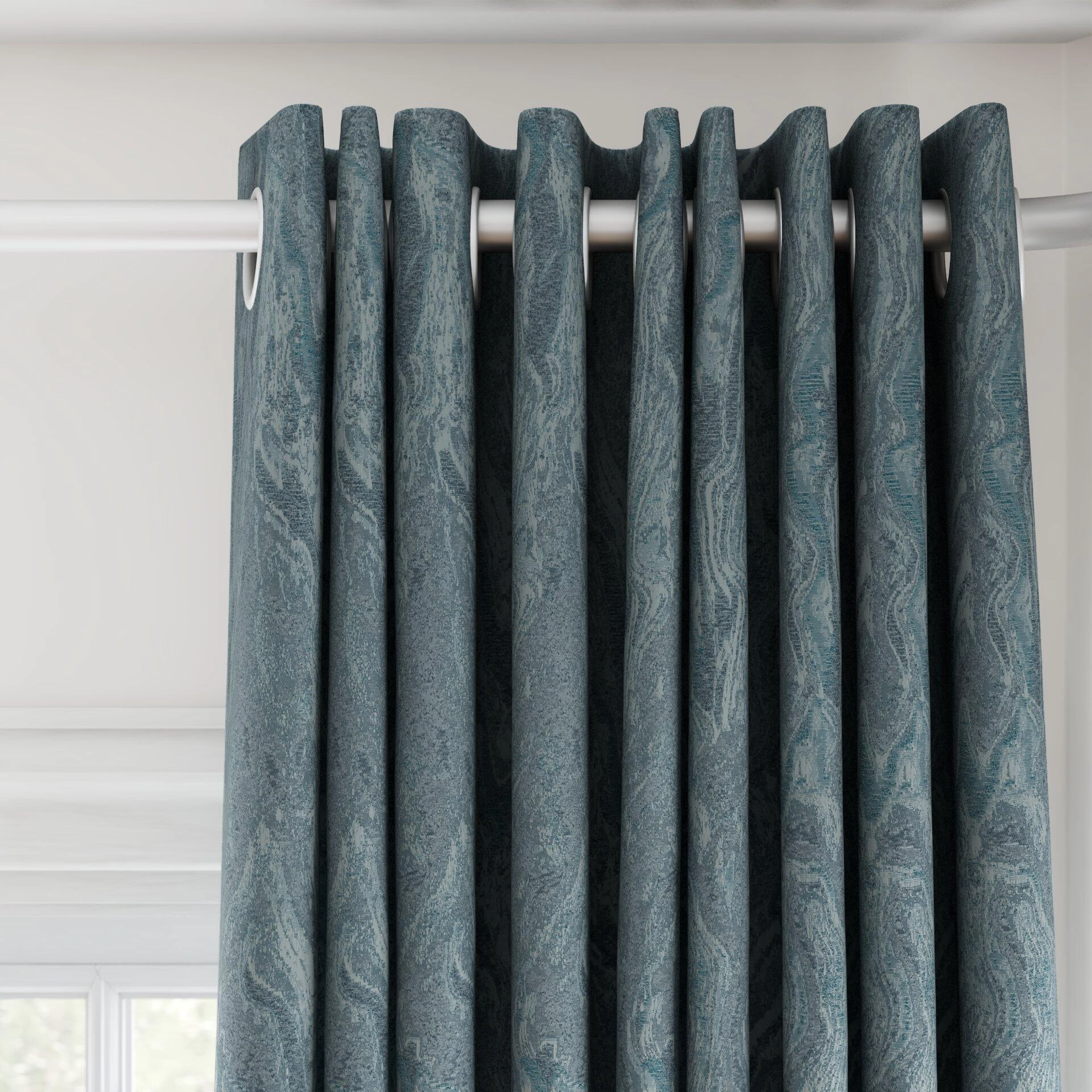 Sensational--Savant--16-Teal--Curtain_GrommetPuddle_Top.jpg