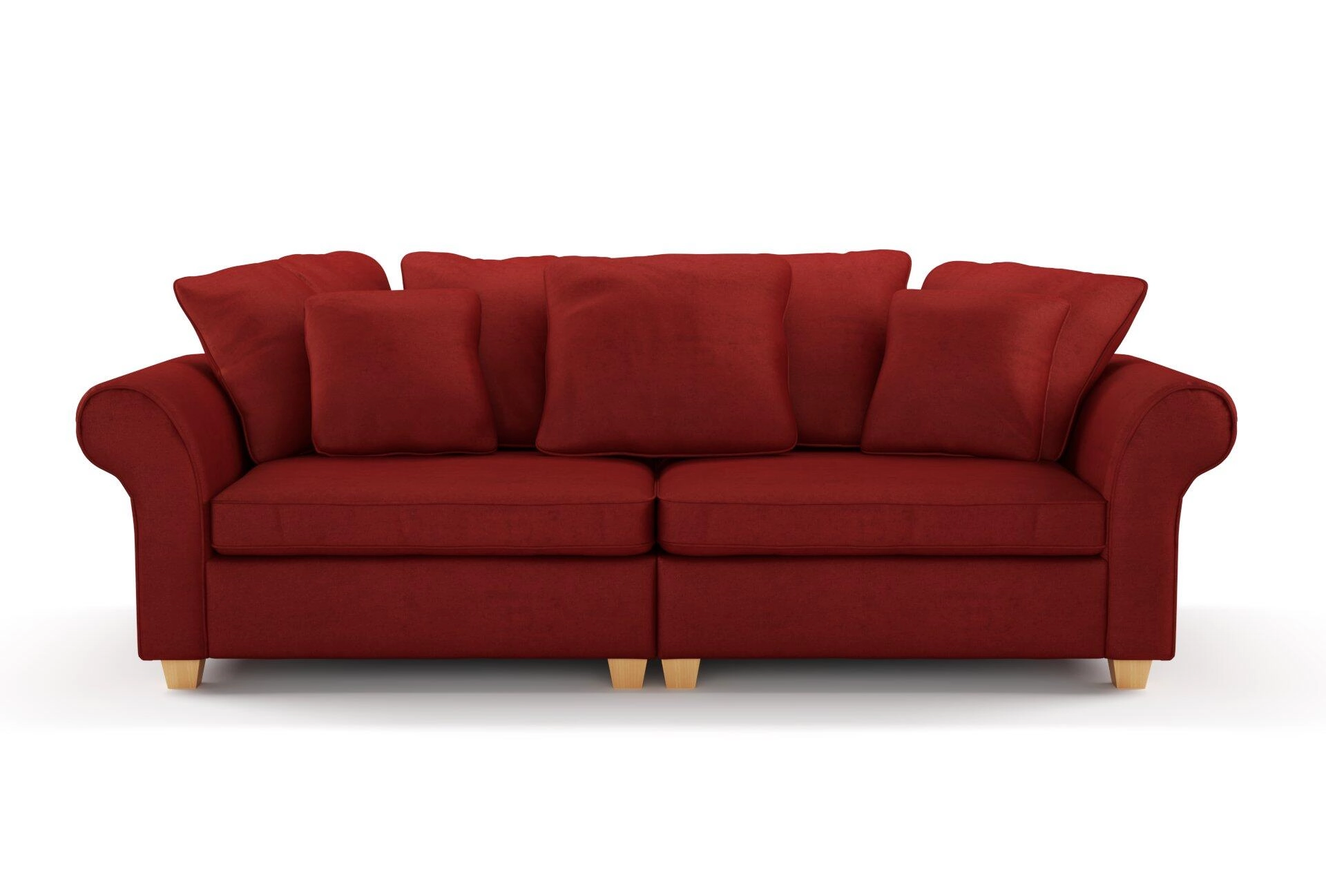 Ludo  Ludo  25 Cabernet  Sofa_SofaRolledArm_Front.jpg
