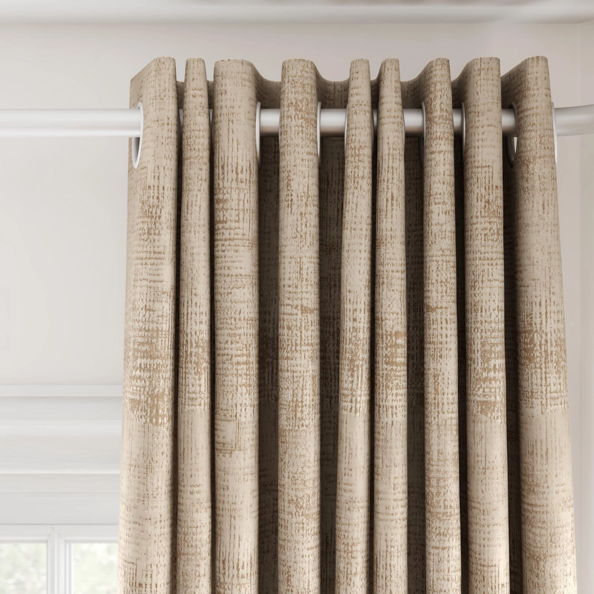 Genova--Gloria--13-Sesame--Curtain_GrommetPuddle_Top.jpg