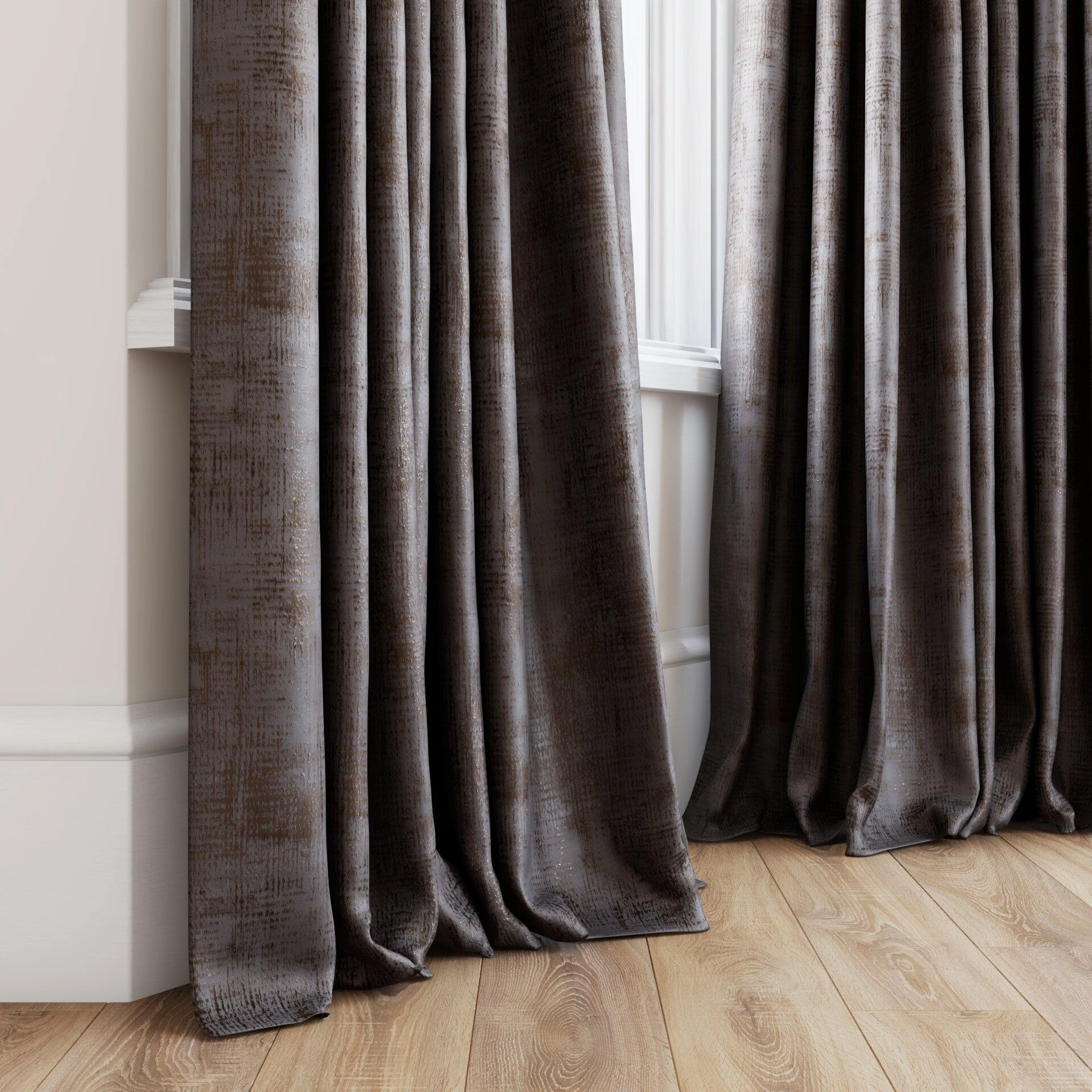 Genova--Gloria--20-Charcoal--Curtain_GrommetPuddle_Bottom.jpg