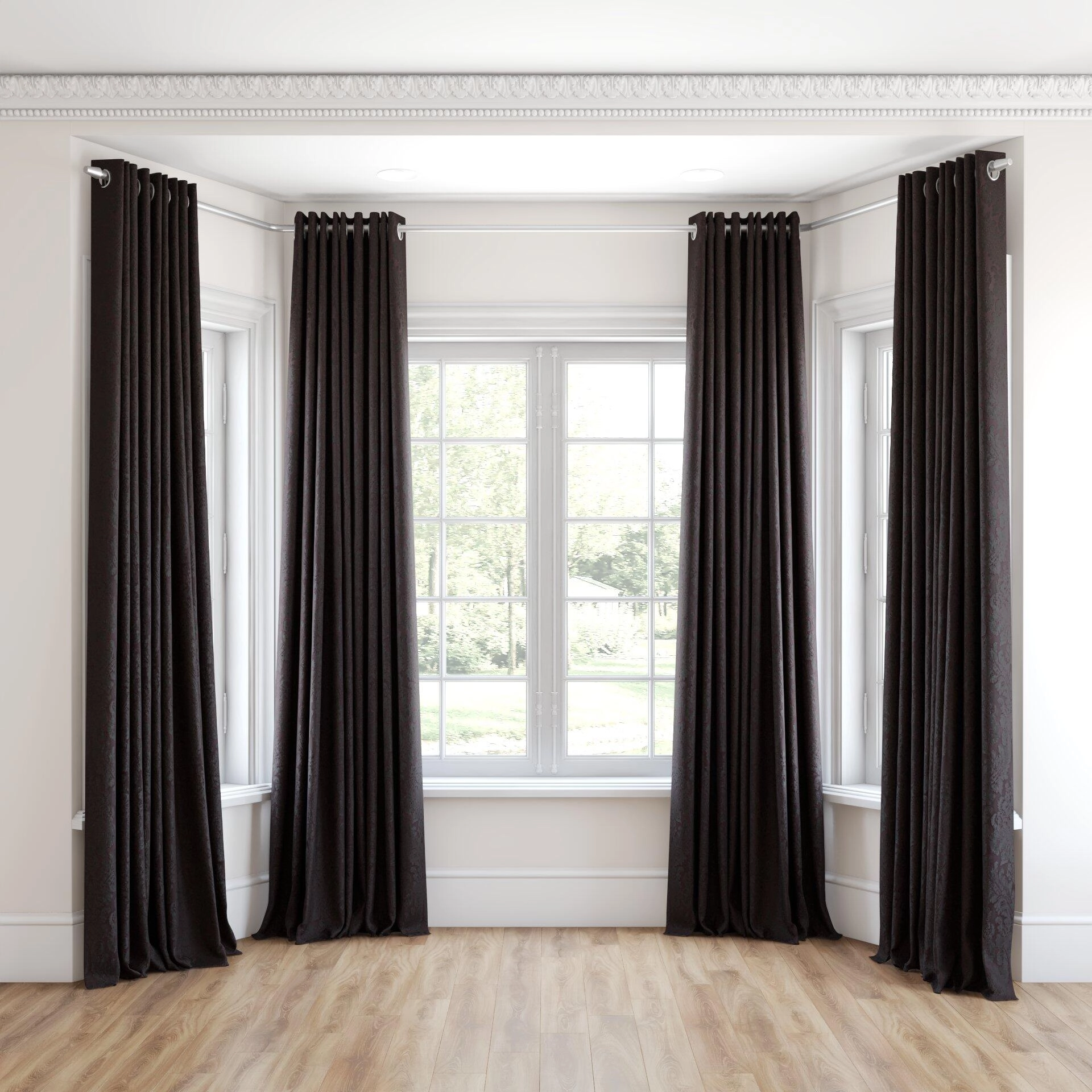 Genova--Gosh--01-Aubergine--Curtain_GrommetPuddle_Full.jpg