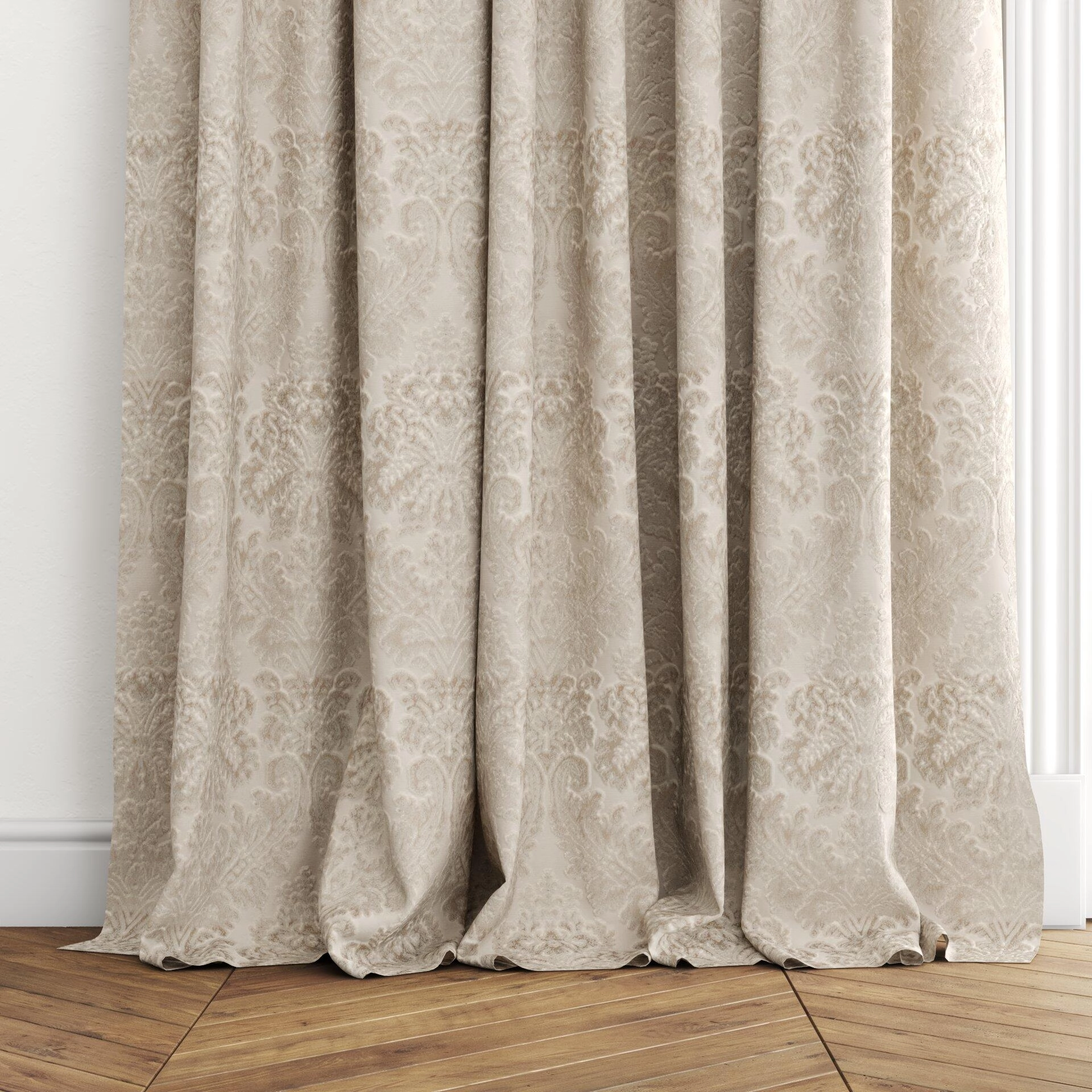 Genova--Gosh--14-Pelican--Curtain_RodPuddlePencilPleat_Bottom.jpg
