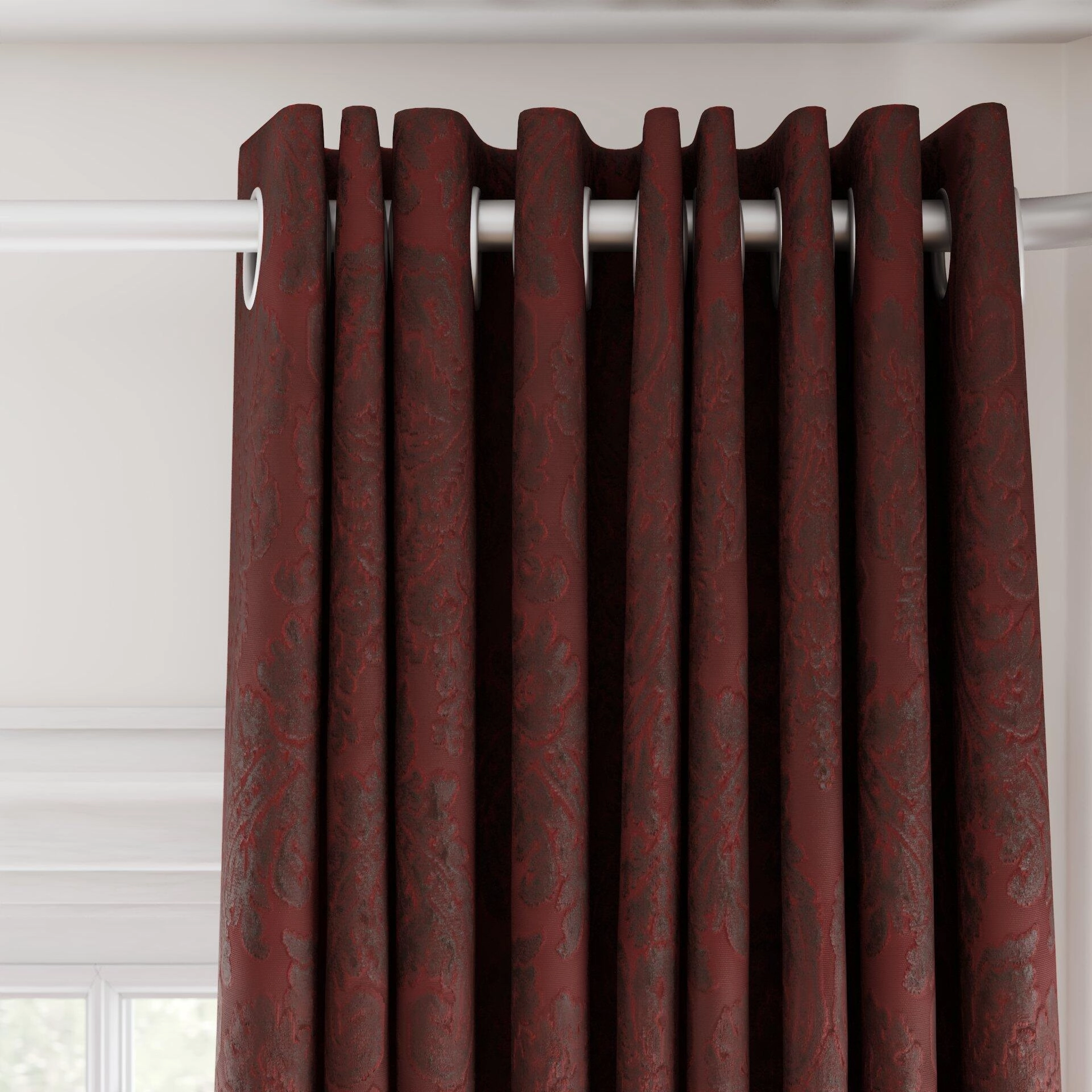 Genova--Gosh--23-Bordeaux--Curtain_GrommetPuddle_Top.jpg