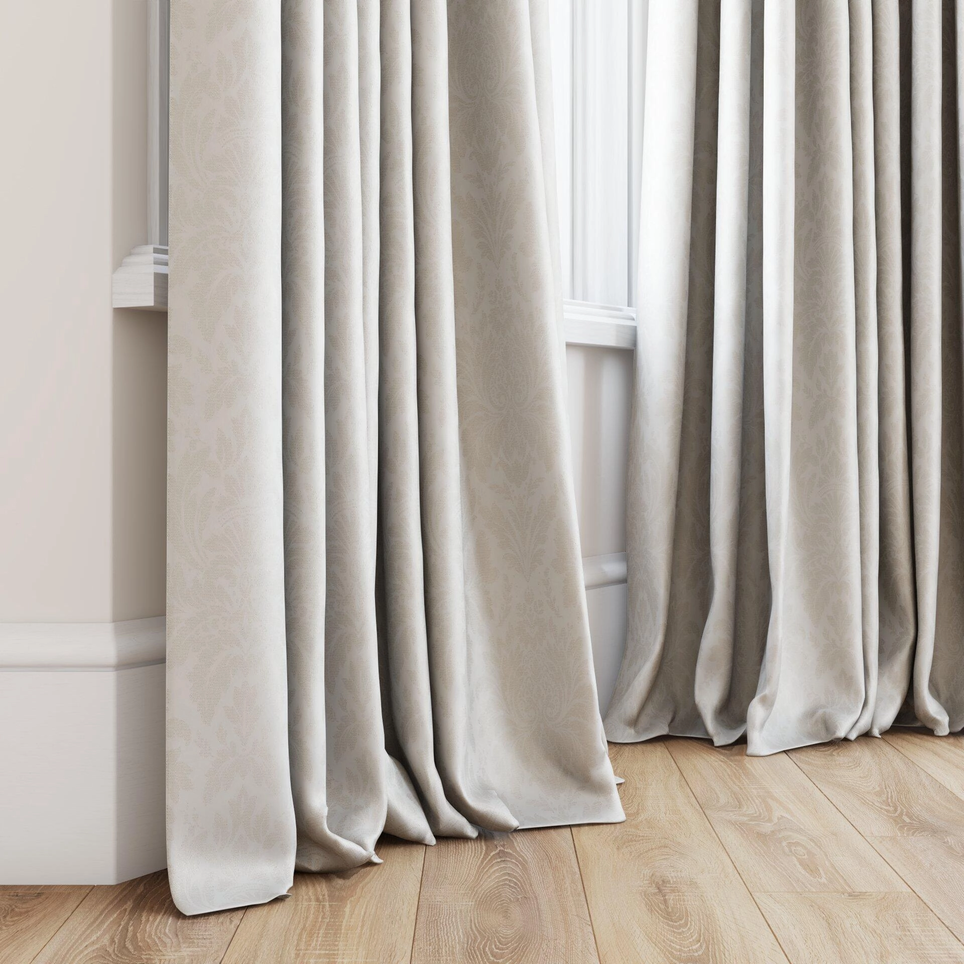 Jubilea  Jaborine  04 Sesame  Curtain_GrommetPuddle_Bottom.jpg