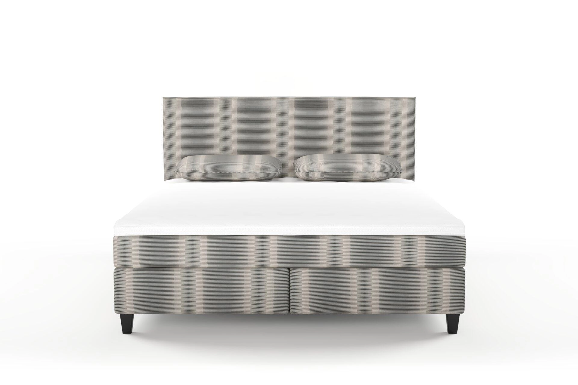 Jubilea  Jacopo stripe  01 Metal  Bed_Bed_Front.jpg