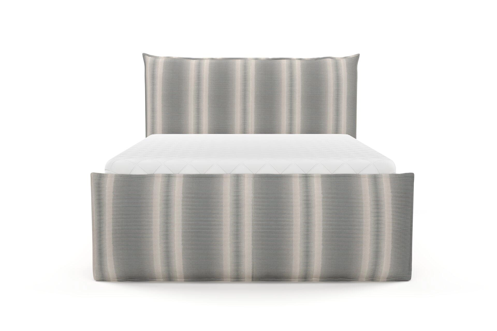 Jubilea  Jacopo stripe  01 Metal  Bed_SlipcoverBed_Front.jpg