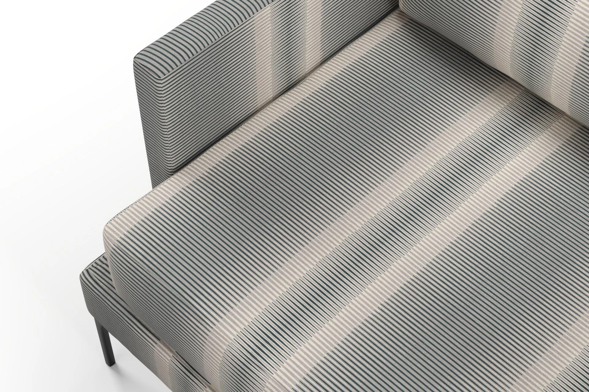 Jubilea  Jacopo stripe  01 Metal  Chair_LoungeChair_Detail.jpg