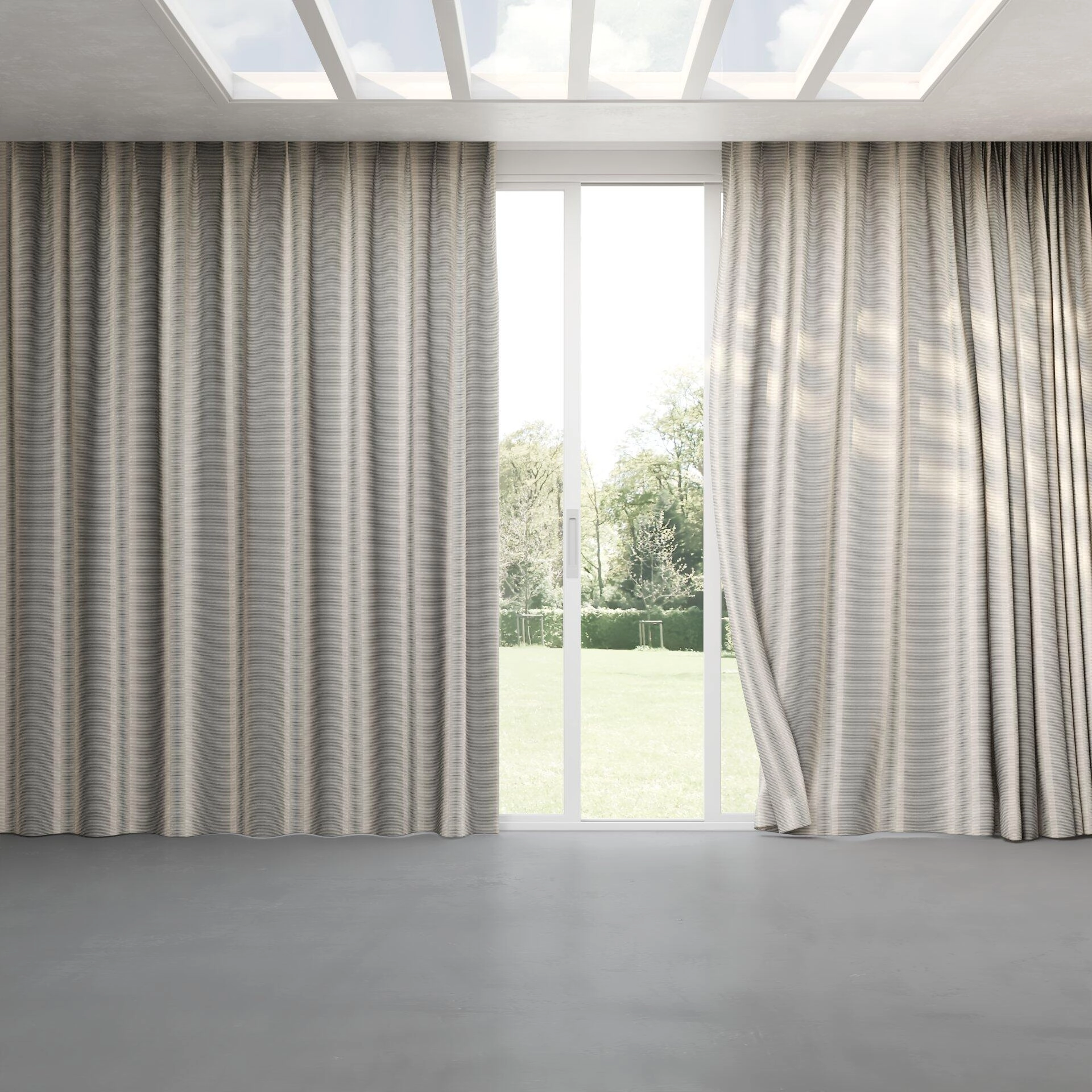 Jubilea  Jacopo stripe  01 Metal  Curtain_PinchPleat_Full.jpg