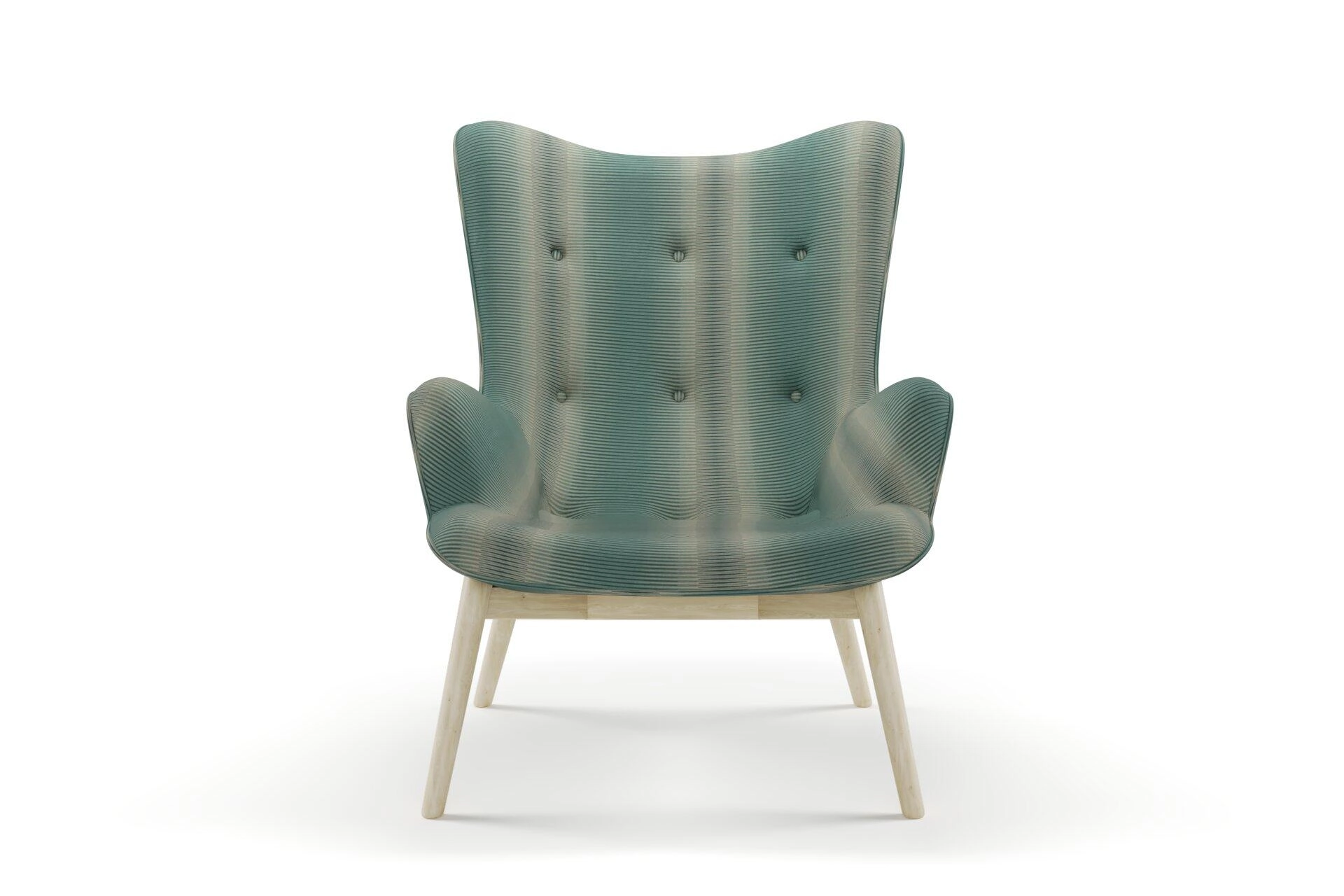 Jubilea  Jacopo stripe  02 Mineral  Chair_ModernChair_Front.jpg