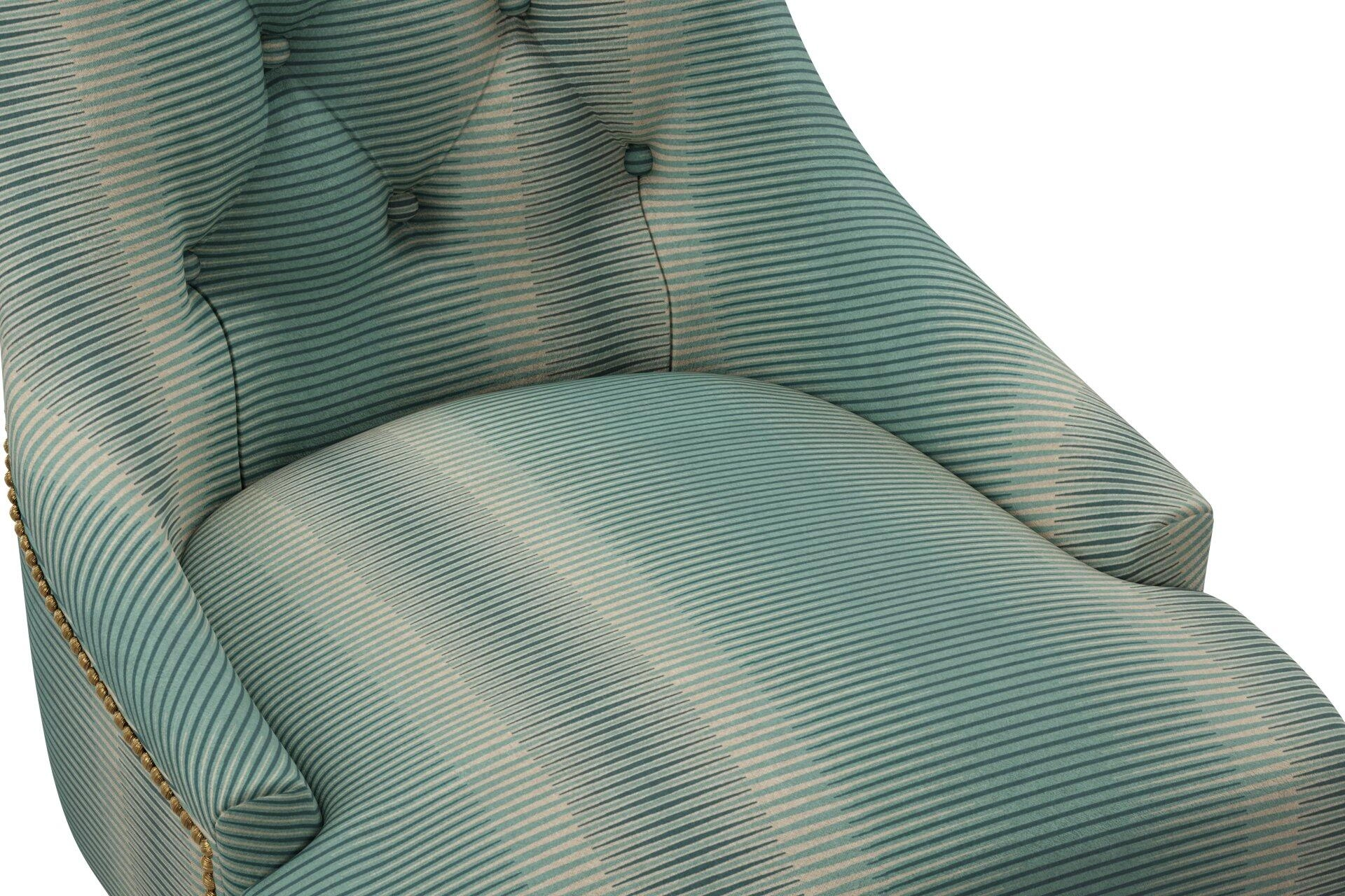 Jubilea  Jacopo stripe  02 Mineral  Chair_ParsonChair_Detail.jpg
