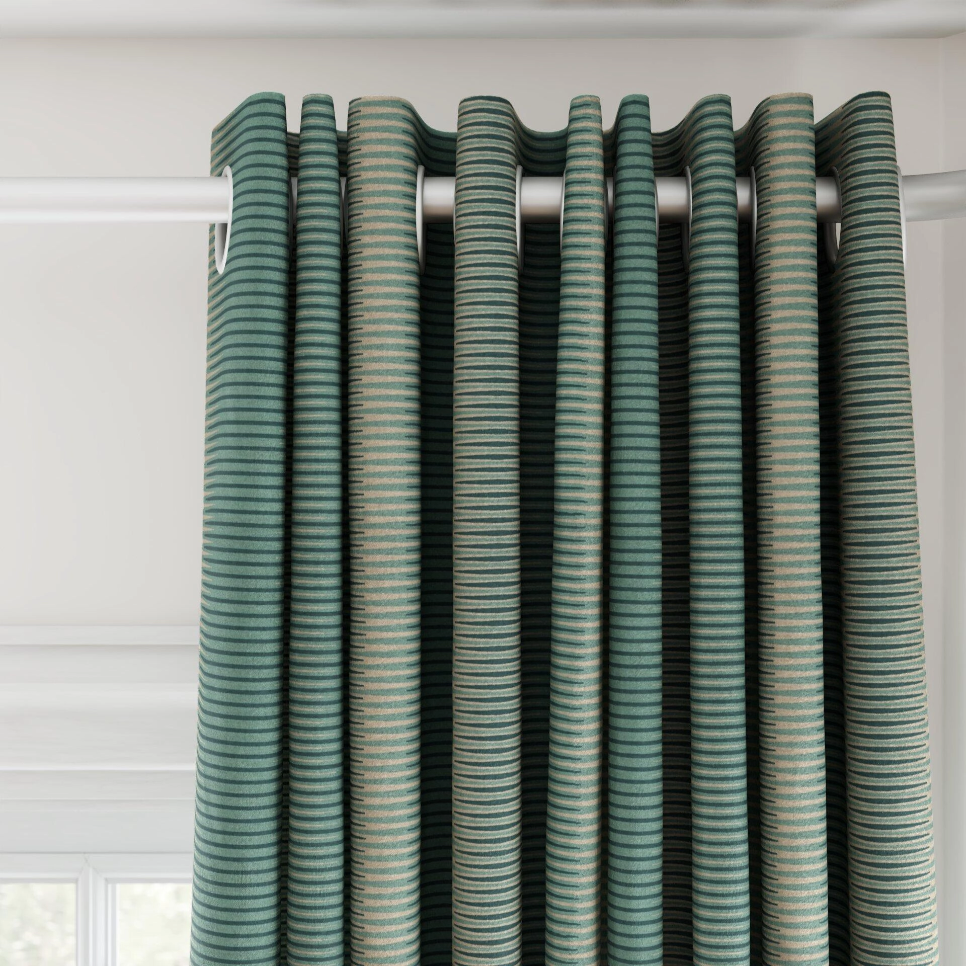 Jubilea  Jacopo stripe  02 Mineral  Curtain_GrommetPuddle_Top.jpg