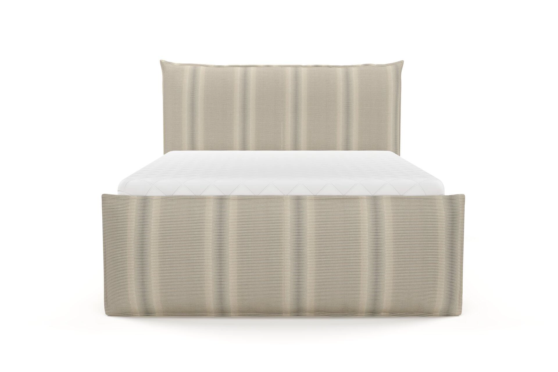Jubilea  Jacopo stripe  03 Sesame  Bed_SlipcoverBed_Front.jpg