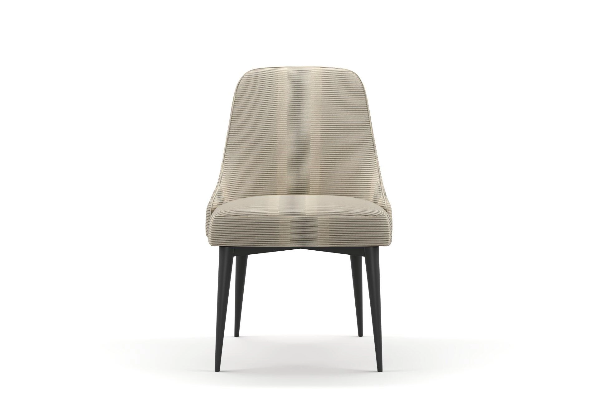 Jubilea  Jacopo stripe  03 Sesame  Chair_DiningChair_Front.jpg
