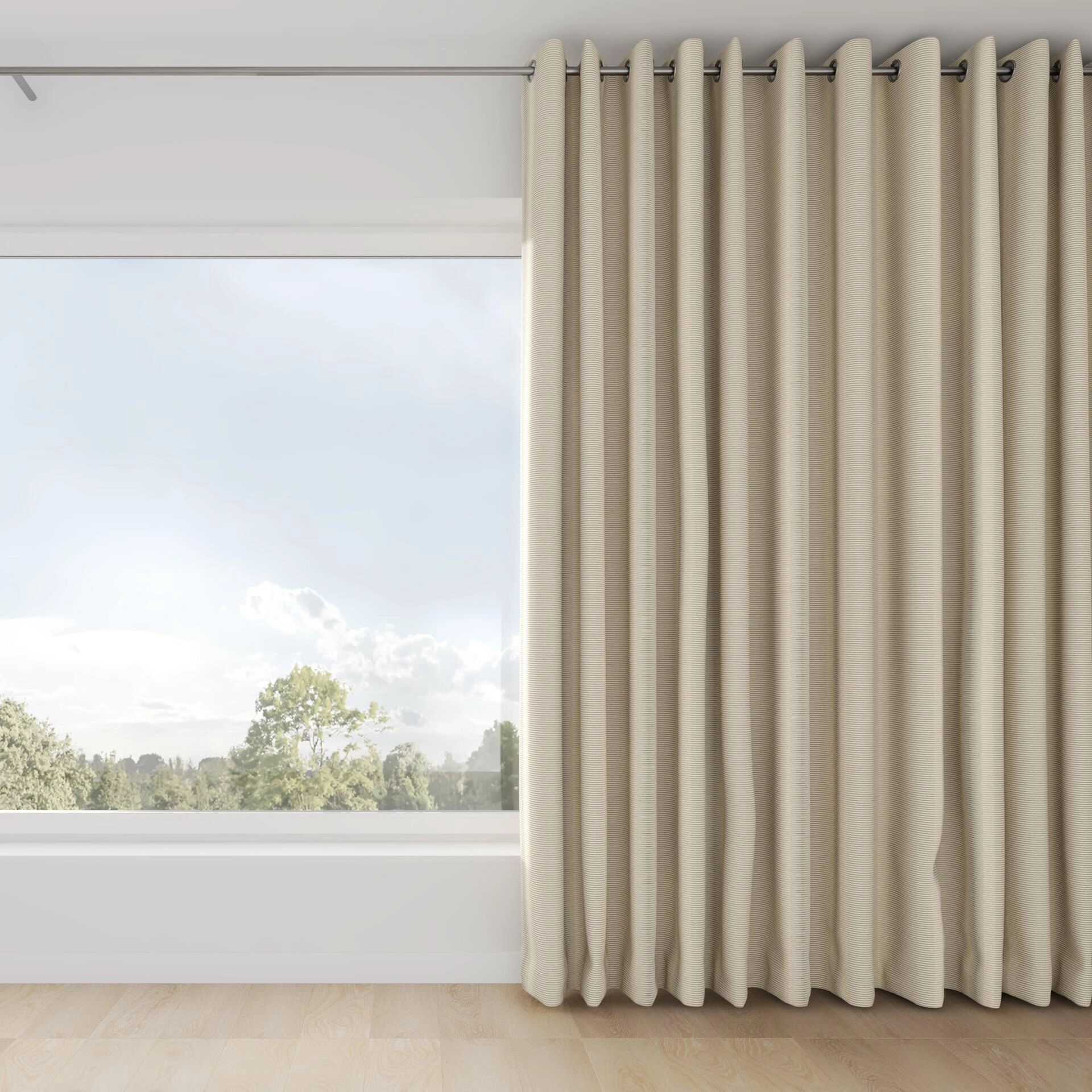 Jubilea  Jacopo stripe  03 Sesame  Curtain_Grommet_Front.jpg