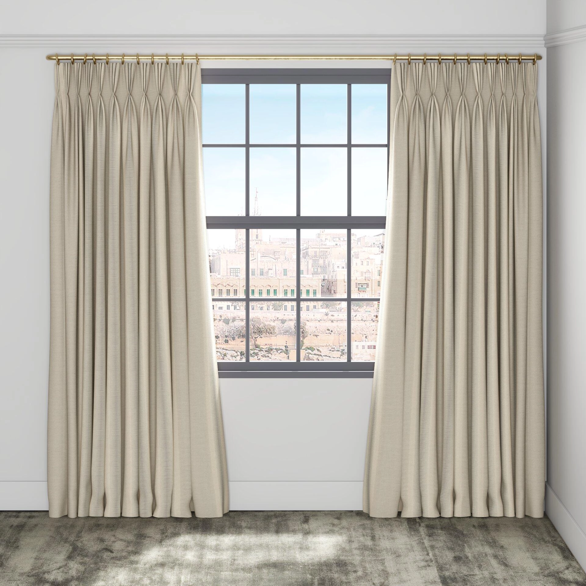 Jubilea  Jacopo stripe  03 Sesame  Curtain_RodPencilPleat_Full.jpg