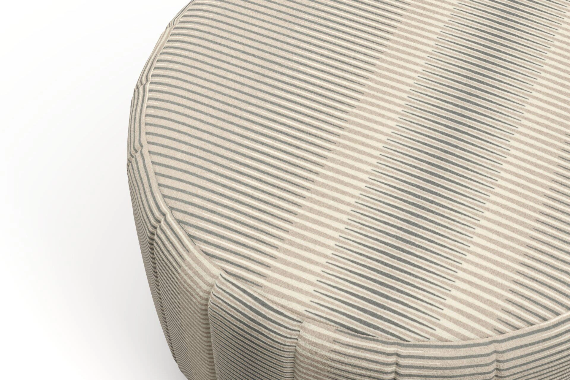 Jubilea  Jacopo stripe  03 Sesame  Pouf_Pouf_Detail.jpg