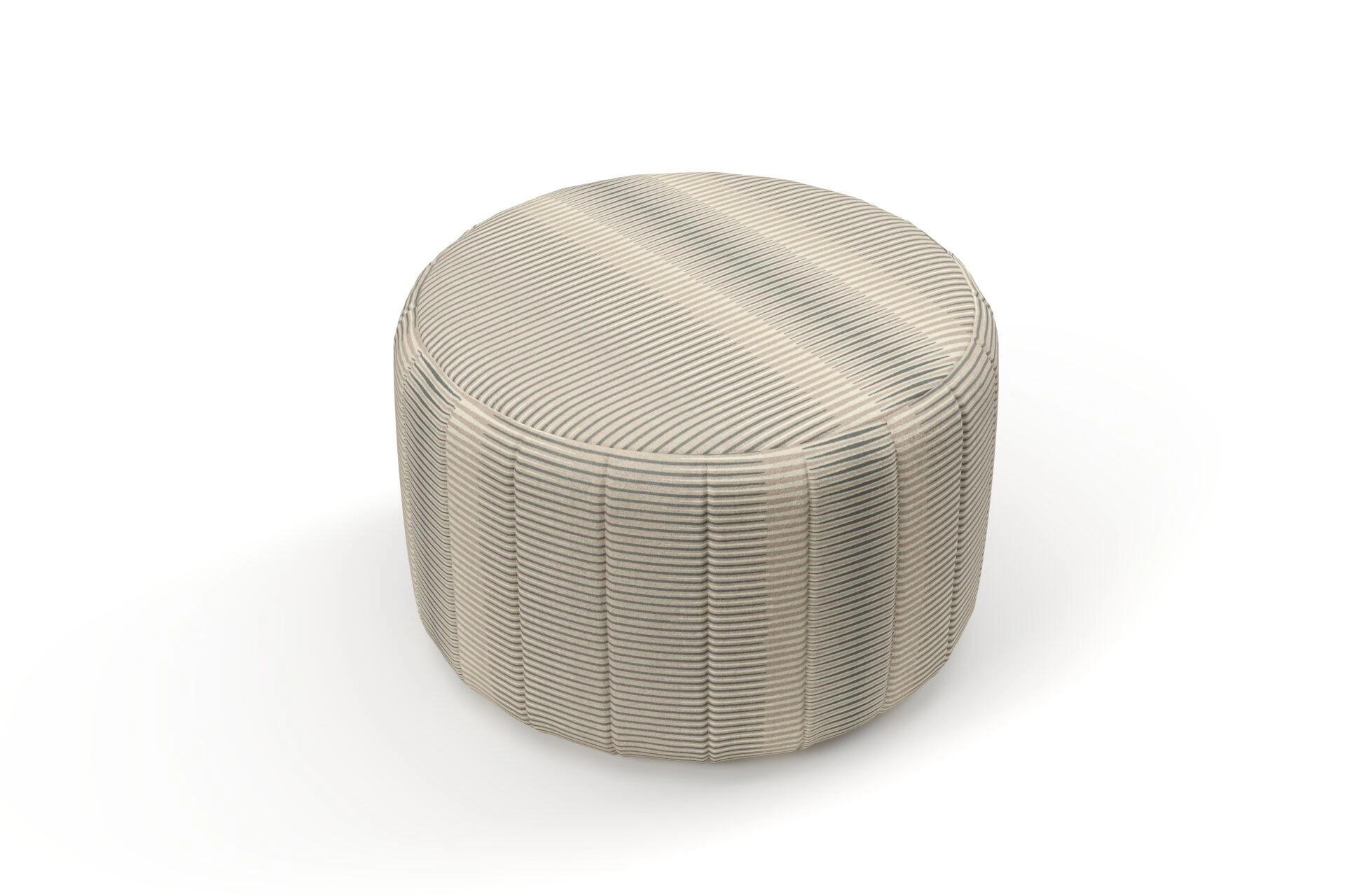 Jubilea  Jacopo stripe  03 Sesame  Pouf_Pouf_Top.jpg