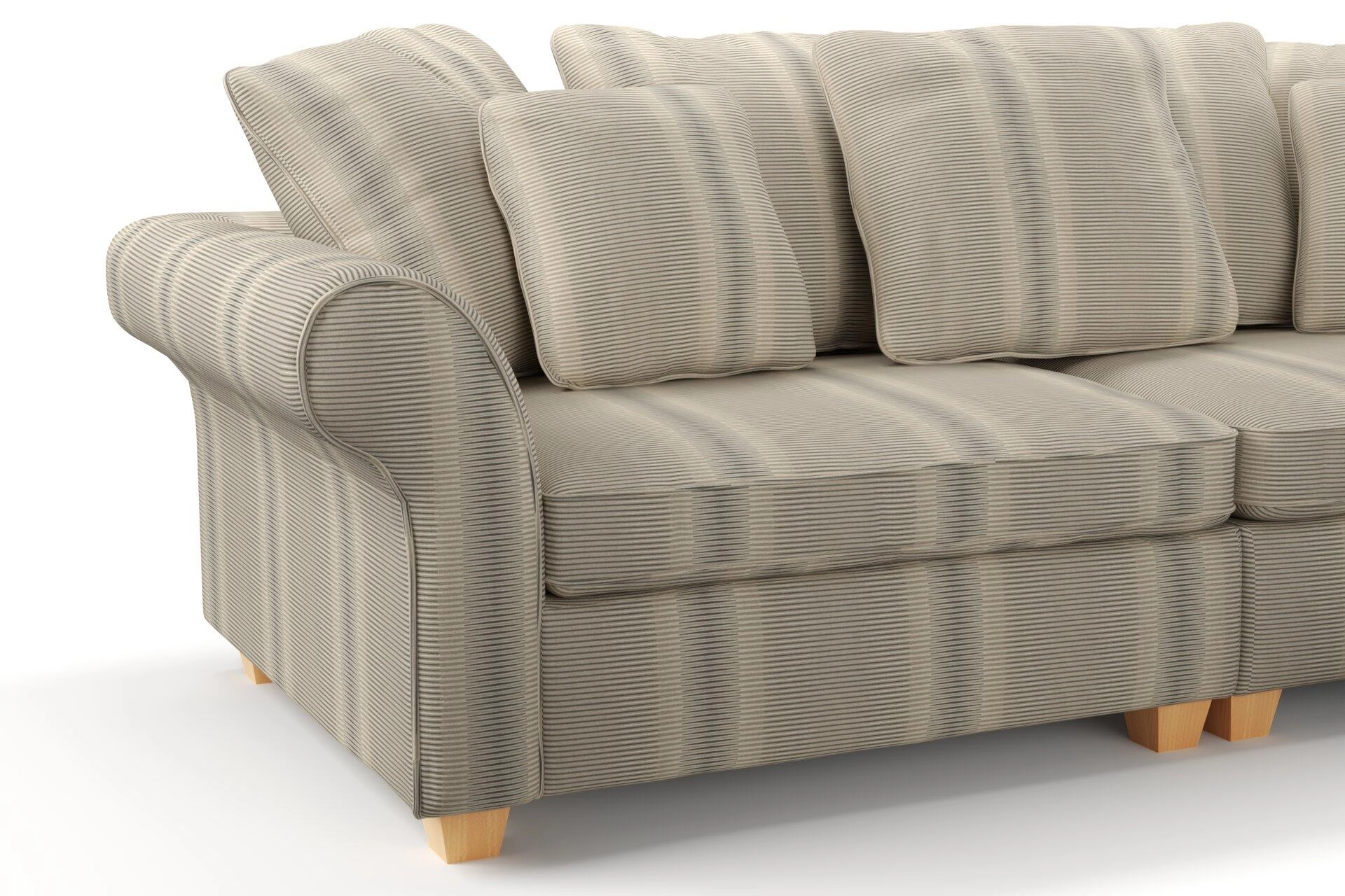 Jubilea  Jacopo stripe  03 Sesame  Sofa_SofaRolledArm_Detail1.jpg