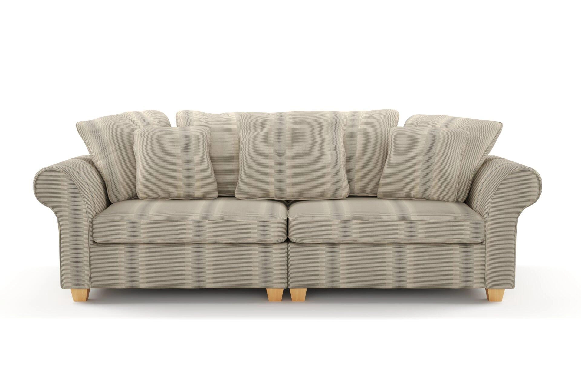 Jubilea  Jacopo stripe  03 Sesame  Sofa_SofaRolledArm_Front.jpg