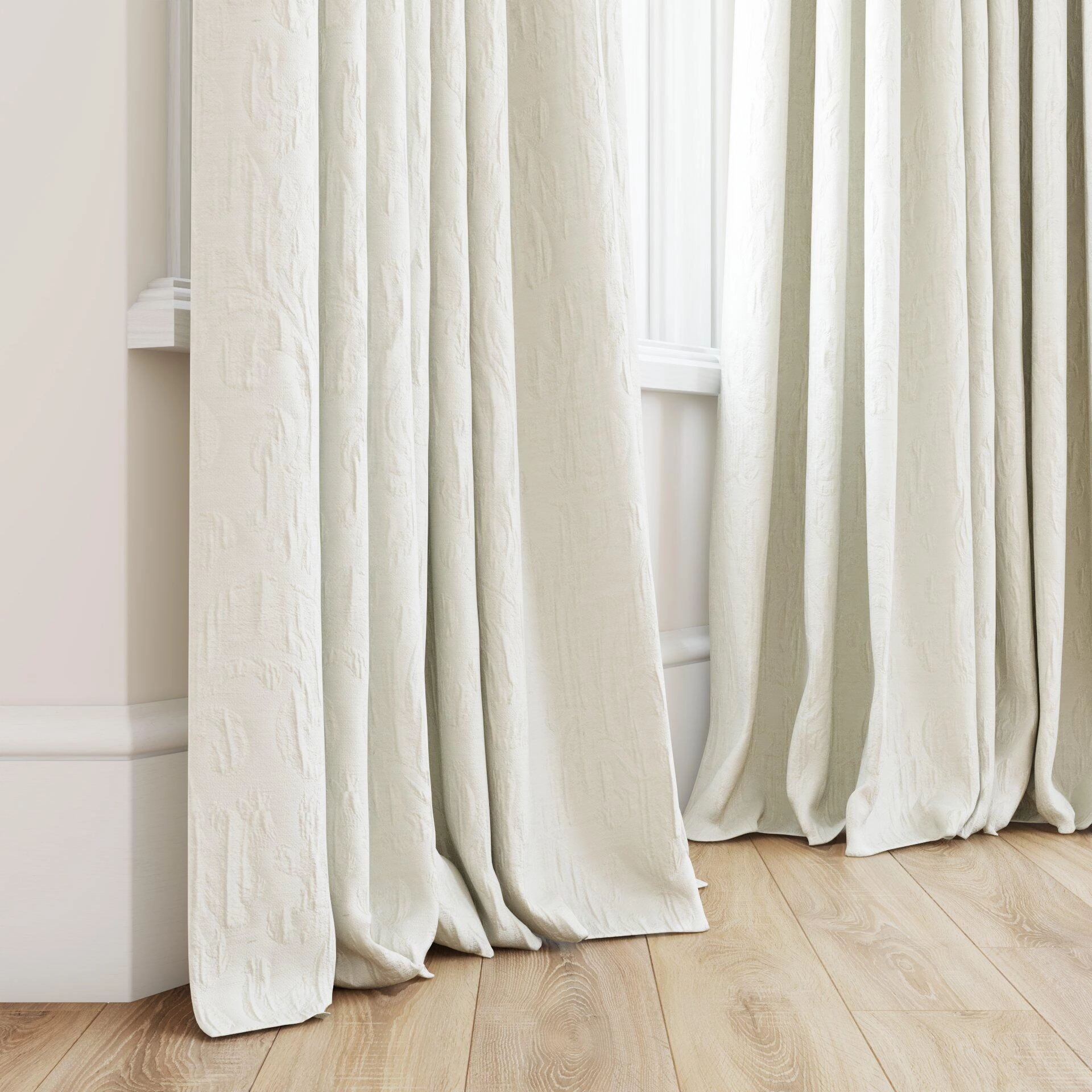 Jubilea  Juleste  05 Sesame  Curtain_GrommetPuddle_Bottom.jpg