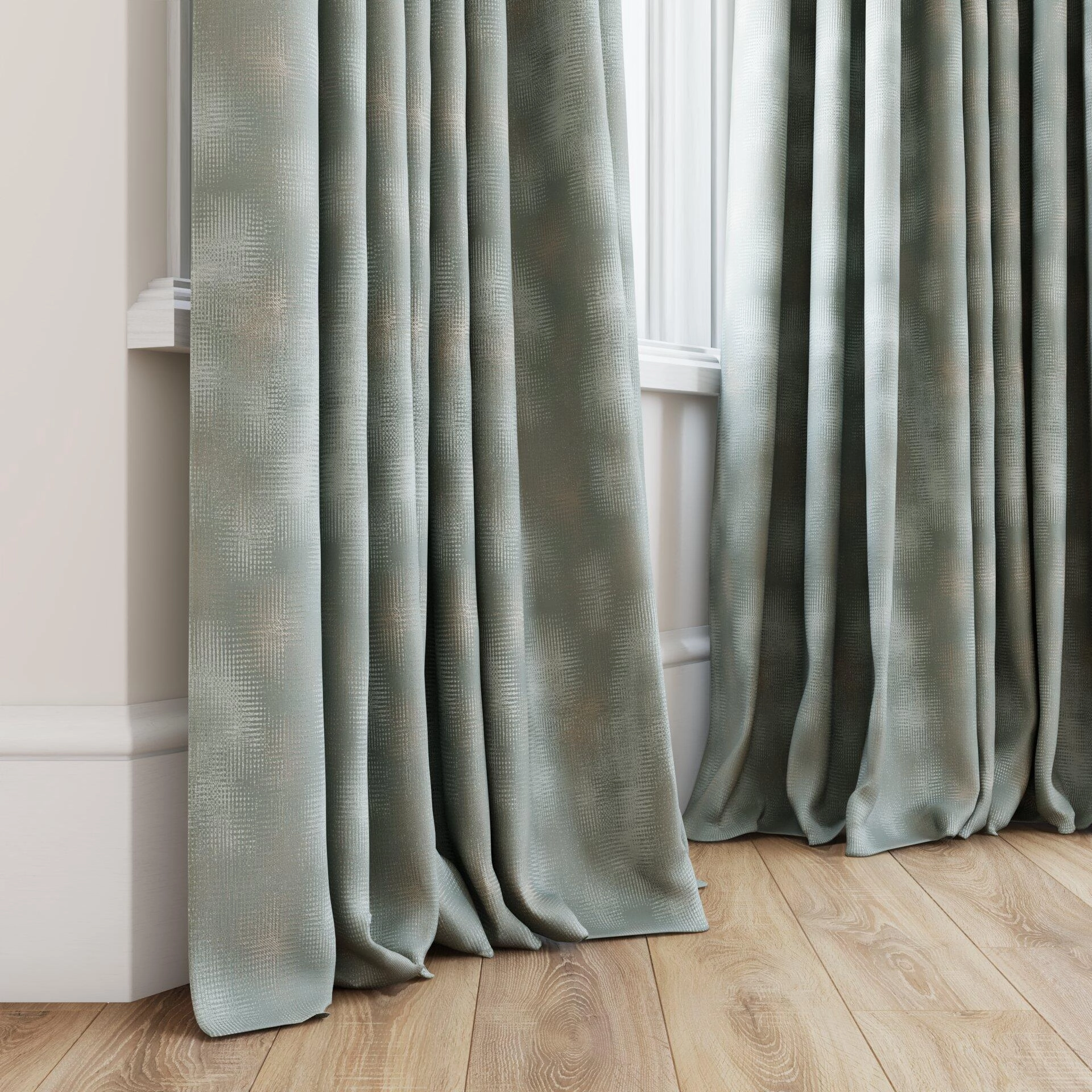 Jubilea  Juniper  01 Mineral  Curtain_GrommetPuddle_Bottom.jpg