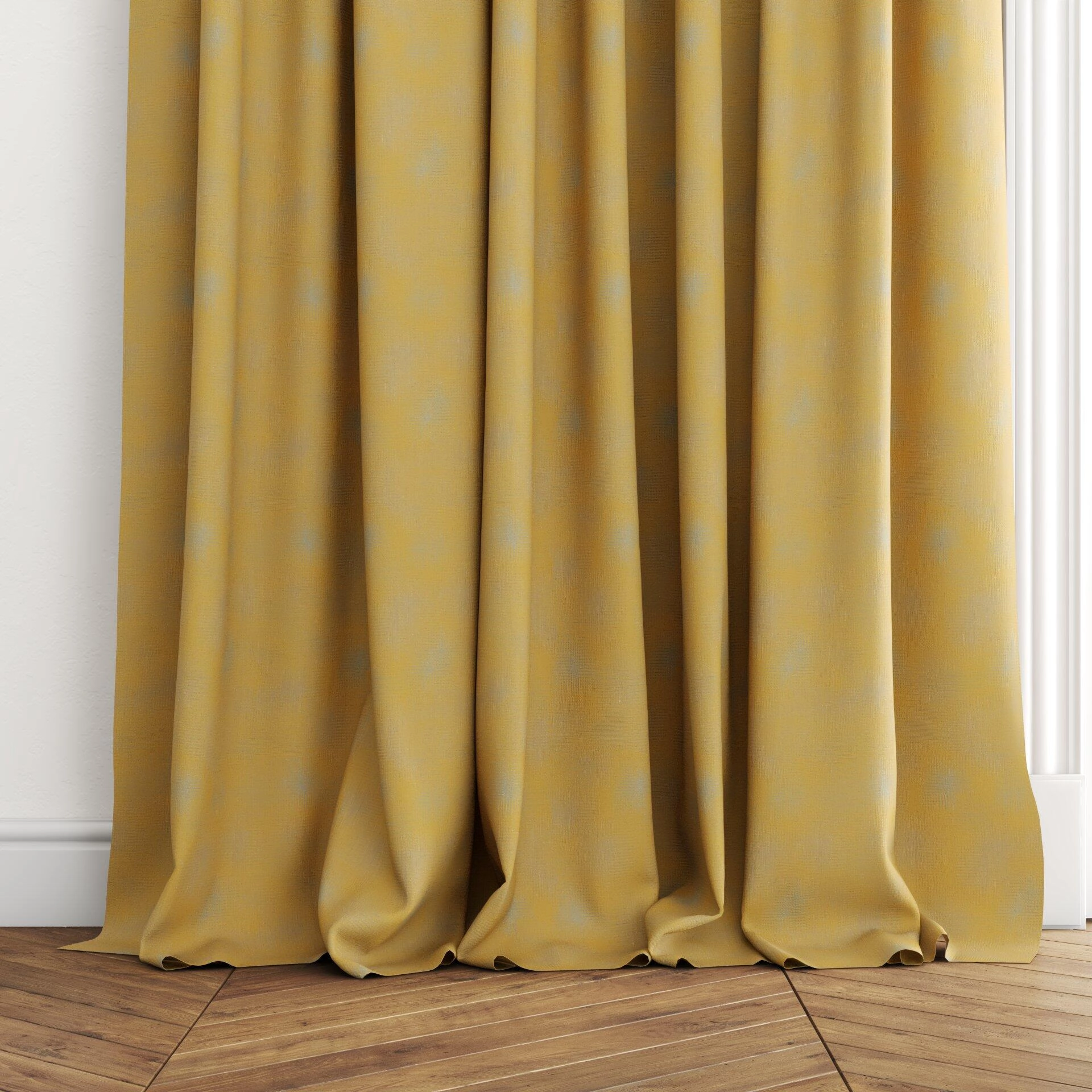 Jubilea  Juniper  03 Gold  Curtain_RodPuddlePencilPleat_Bottom.jpg