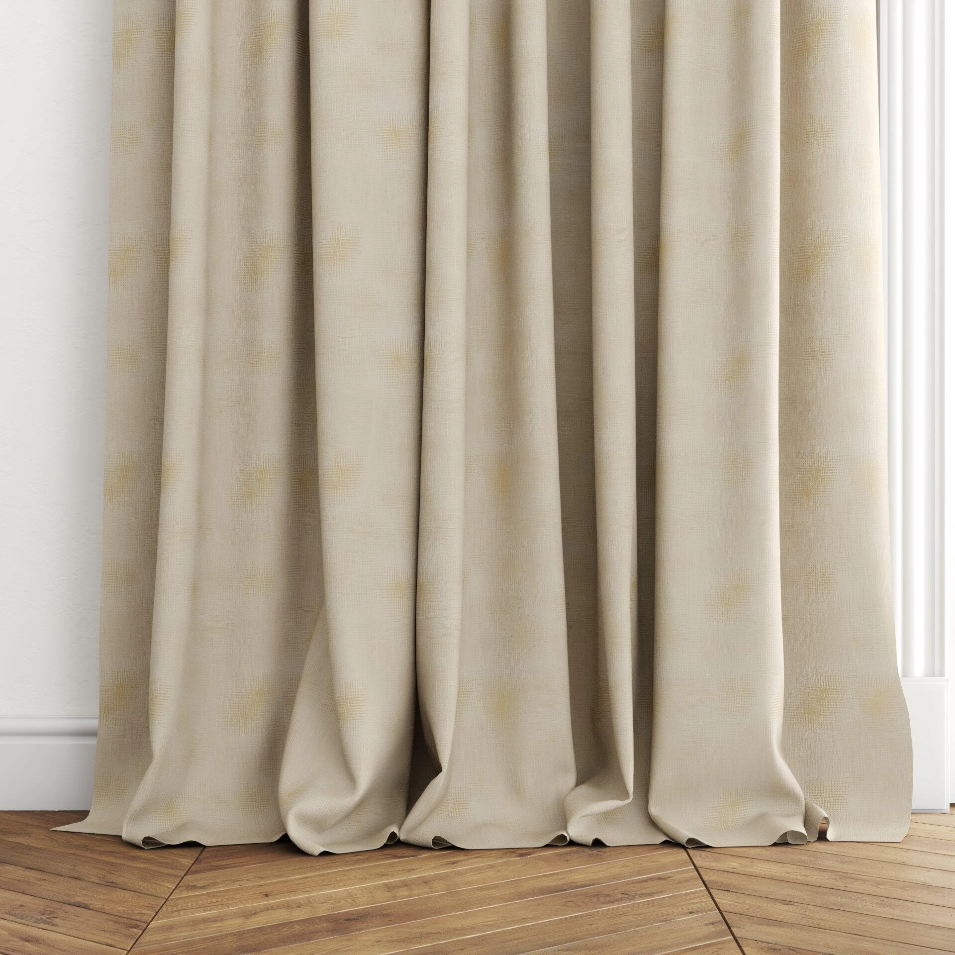 Jubilea  Juniper  04 Sesame  Curtain_RodPuddlePencilPleat_Bottom.jpg