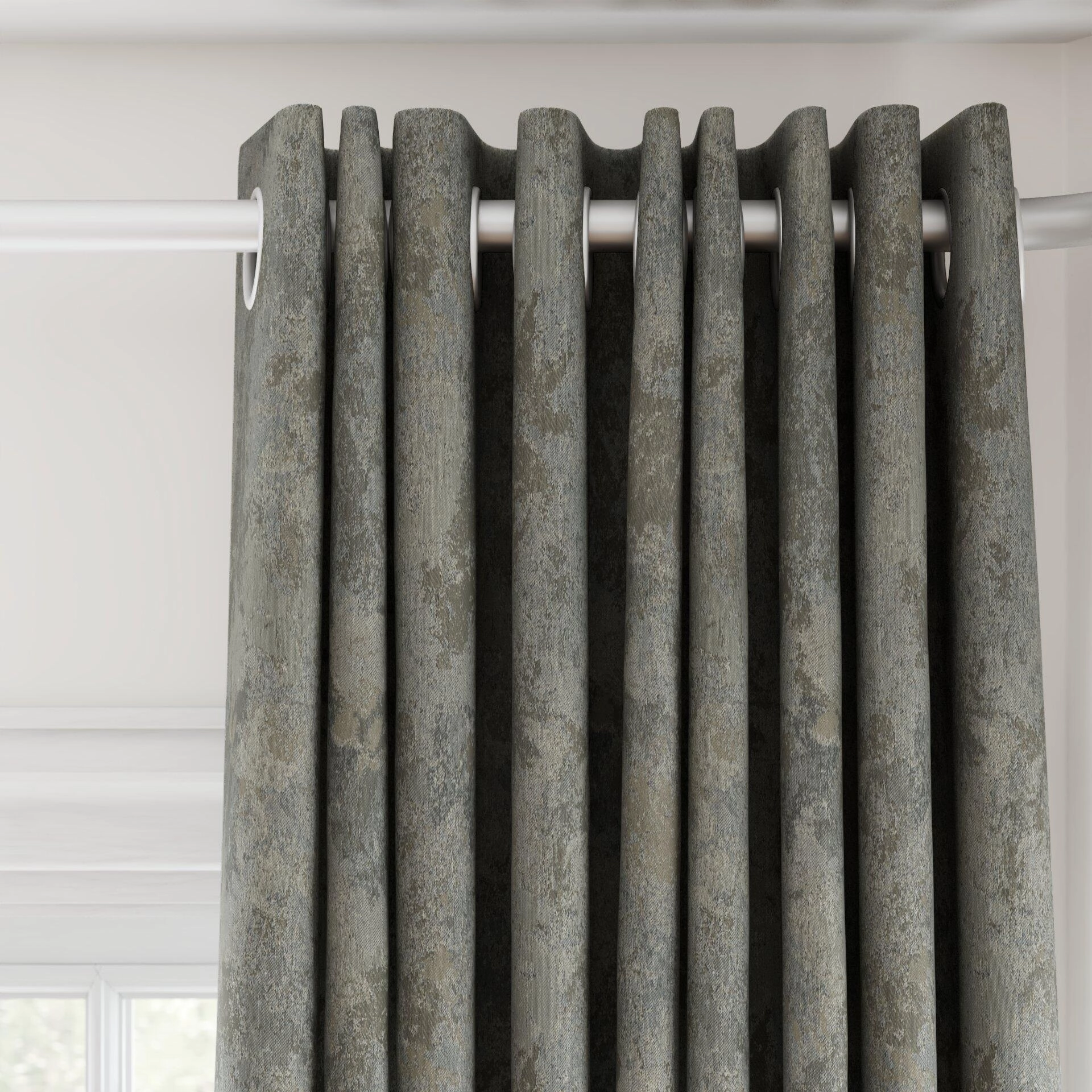 Jubilea  Joyce  01 Metal  Curtain_GrommetPuddle_Top.jpg